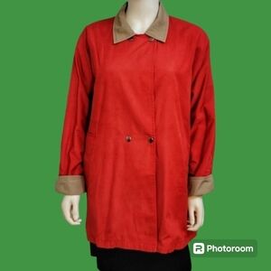 CAMBRIDGE Lightweight Double Breasted Windbreaker Topper barn Jacket